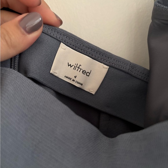 Aritzia Wilfred “Aperature” Sleeveless Dress in Blue - Picture 2 of 5